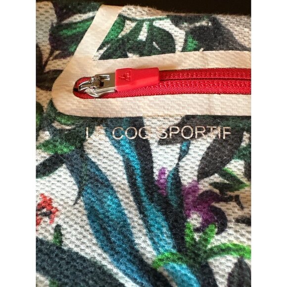 Le Coq Sportiff Floral Hooded Jacket Size Medium - Picture 3 of 6